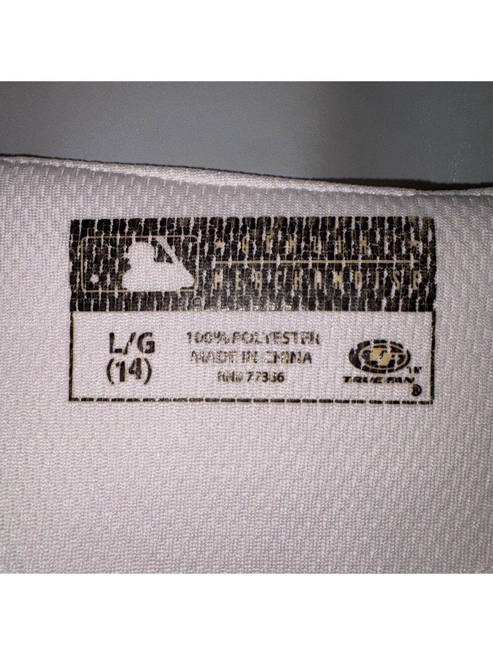 Baltimore Orioles Youth Jersey Large (14) White Black Embroidered True Fan MLB - Picture 2 of 8